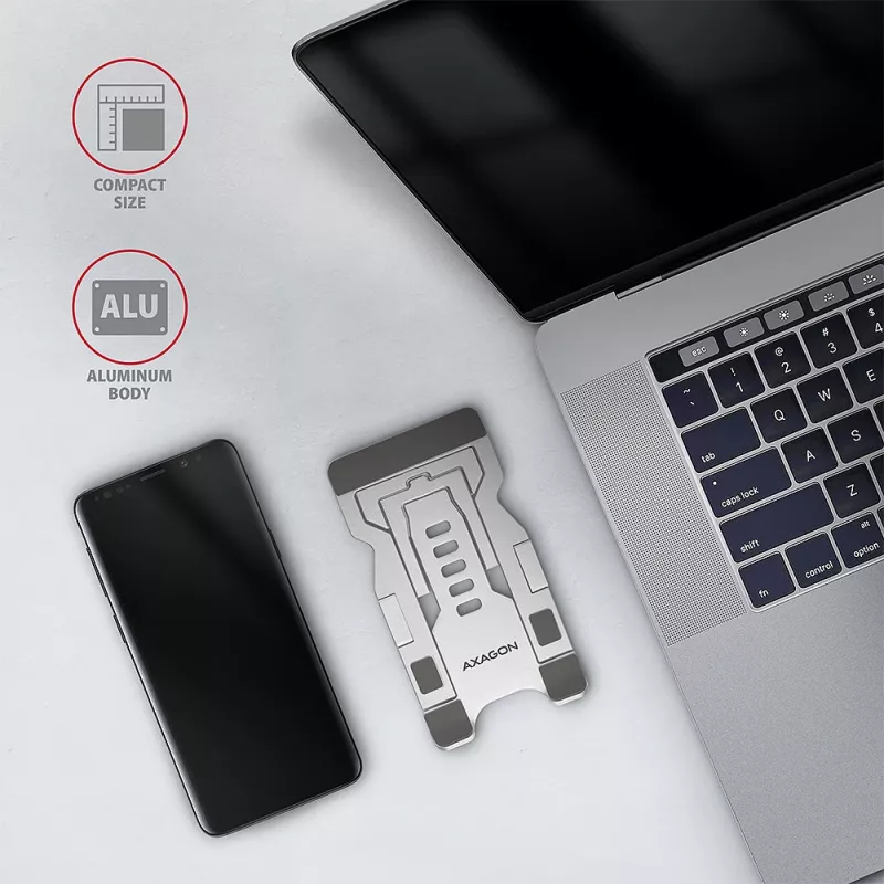 Axagon STND-M Telefonhalterung/Ständer Aluminium