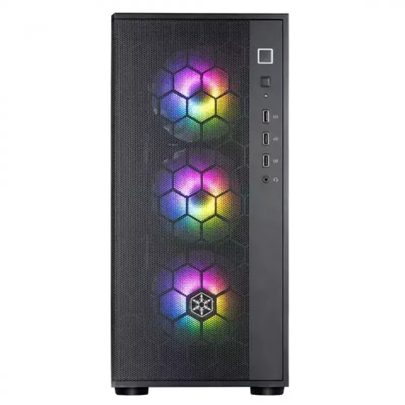 PC-Gehäuse Silverstone FARA R1 PRO V2 Schwarz ATX Mikro-ATX Mini-ITX 3x120mm Lüfter