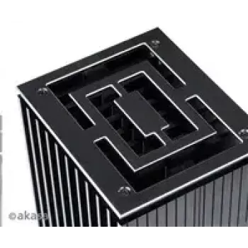 Computergehäuse Akasa A-NUC45-M1B Mini-ITX Schwarz
