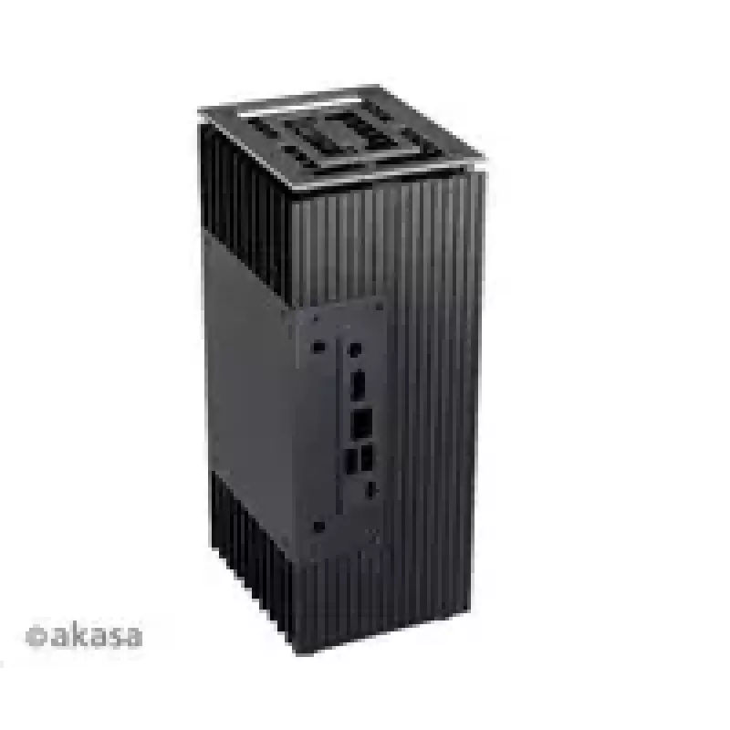 Computergehäuse Akasa A-NUC45-M1B Mini-ITX Schwarz