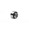 EK Water Blocks Anschlussstück Messing Schwarz Silber 7 mm Höhe 1,65 cm Durchmesser