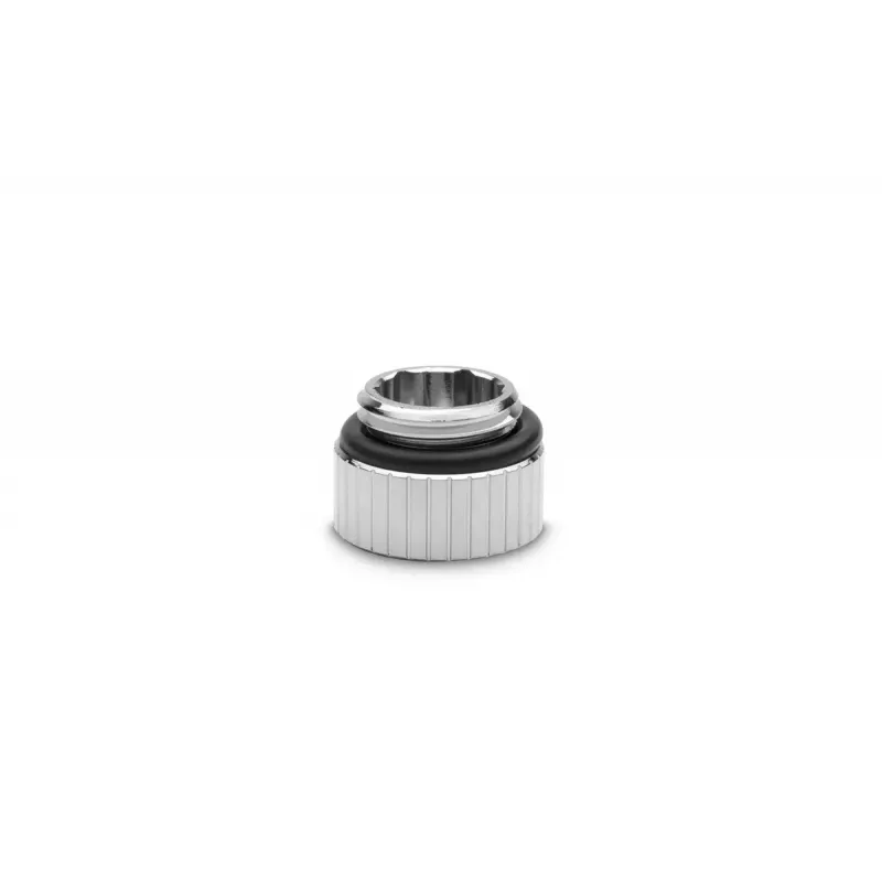 EK Water Blocks Anschlussstück Messing Schwarz Silber 7 mm Höhe 1,65 cm Durchmesser