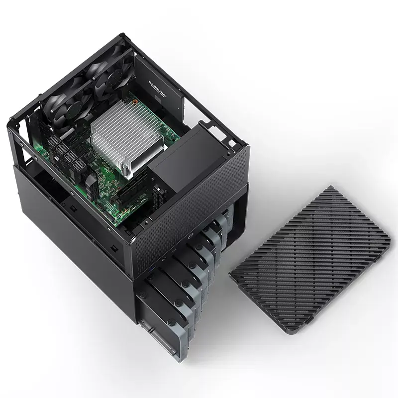PC-Gehäuse Jonsbo N3 Mini Tower Schwarz