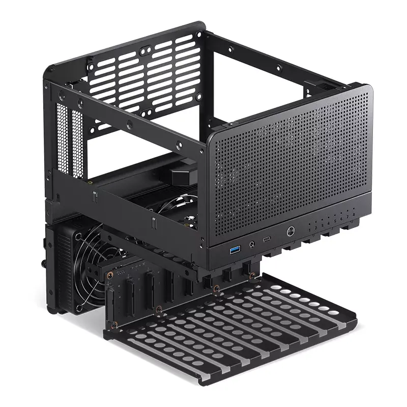 PC-Gehäuse Jonsbo N3 Mini Tower Schwarz