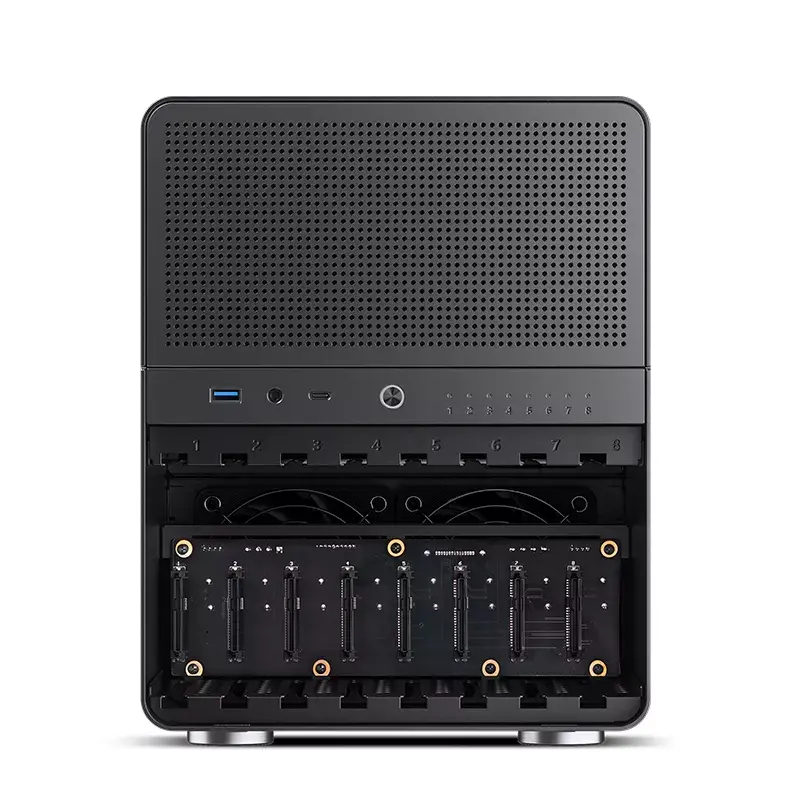 PC-Gehäuse Jonsbo N3 Mini Tower Schwarz