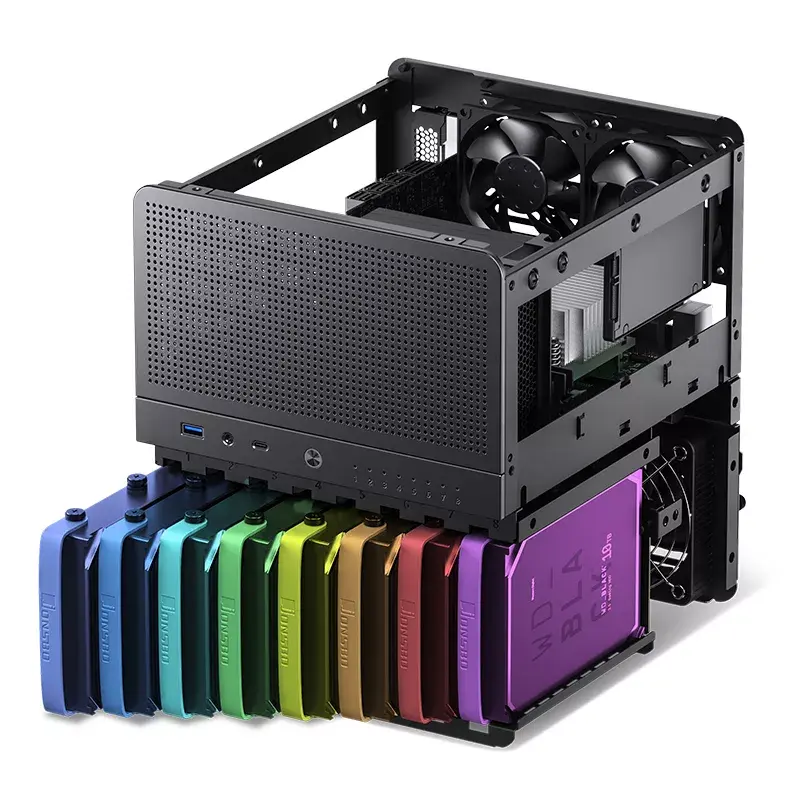 PC-Gehäuse Jonsbo N3 Mini Tower Schwarz