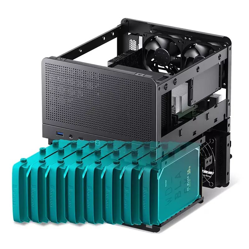PC-Gehäuse Jonsbo N3 Mini Tower Schwarz