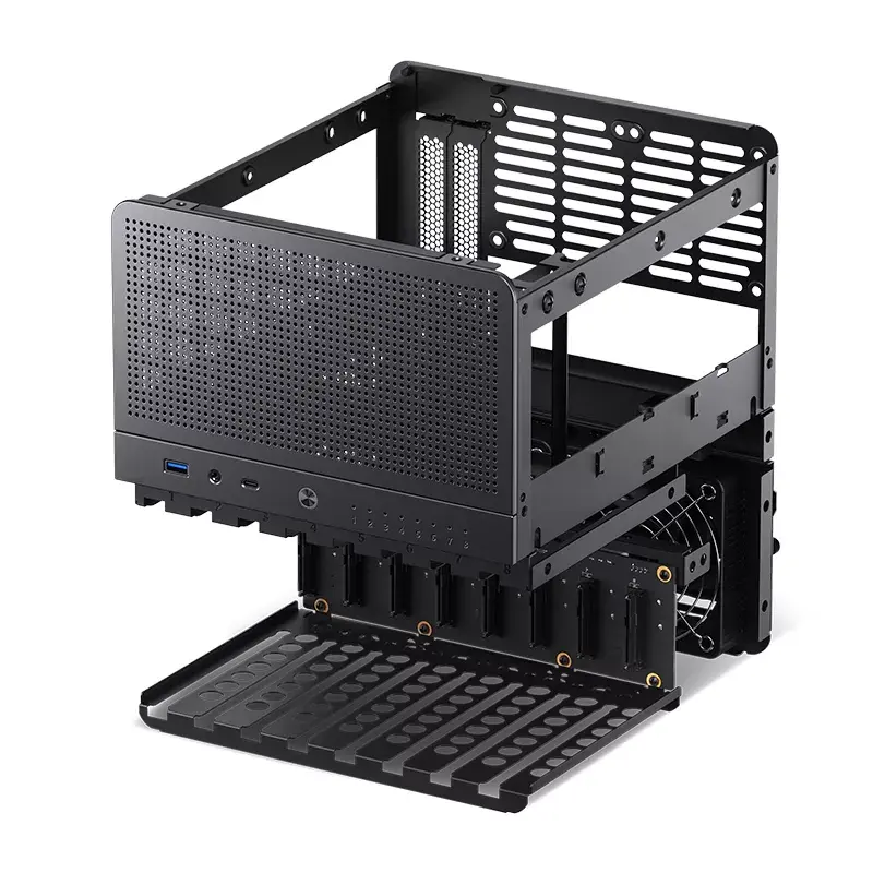 PC-Gehäuse Jonsbo N3 Mini Tower Schwarz