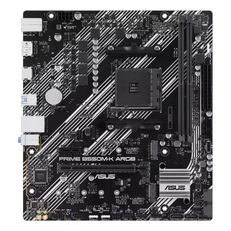 ASUS PRIME B550M-K ARGB AMD B550 Sockel AM4 micro ATX