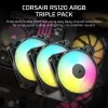 CORSAIR ArGB-Lüfter – RS ARGB Series 120 120 mm Dreierpack