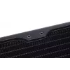 Alphacool 14439 Radiator aus Messing, Kupfer und Stahl, Schwarz, 124 mm Breite