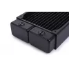 Alphacool 14439 Radiator aus Messing, Kupfer und Stahl, Schwarz, 124 mm Breite
