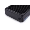 Alphacool 14439 Radiator aus Messing, Kupfer und Stahl, Schwarz, 124 mm Breite