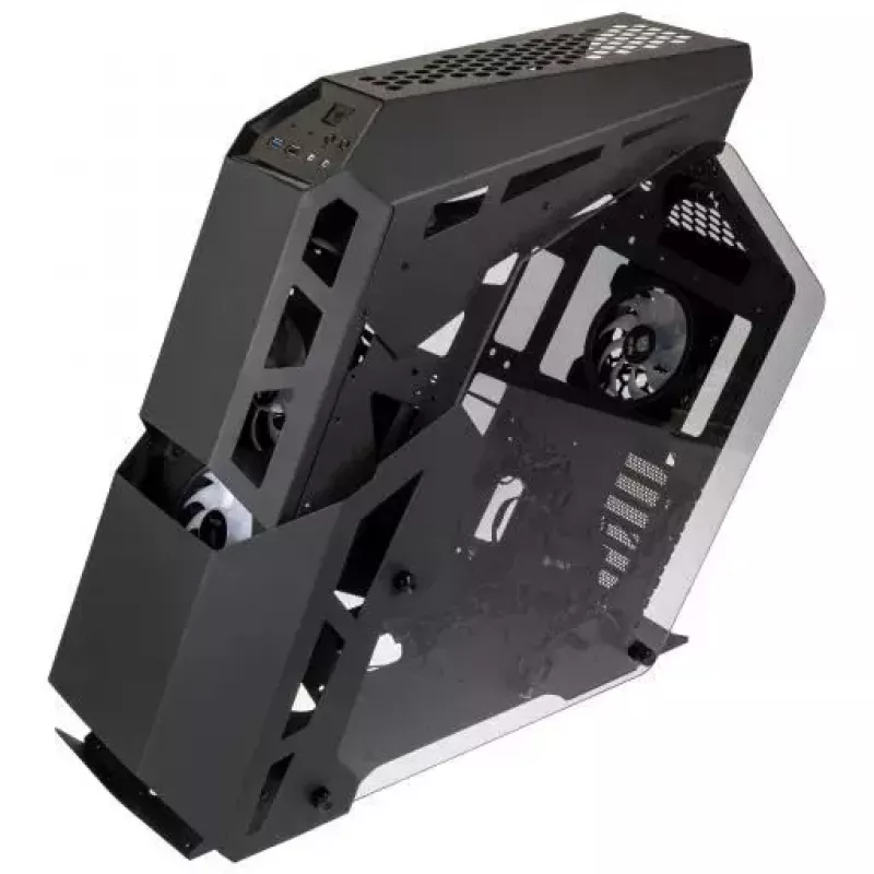 PC-Gehäuse Kolink Big Chungus Shredded Midi Tower Schwarz