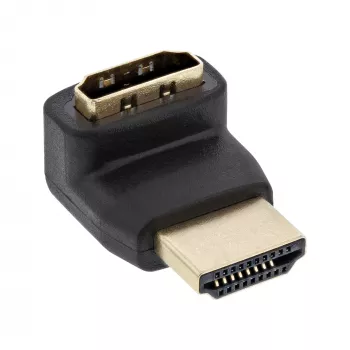 InLine HDMI-Adapter, Stecker/Buchse, nach oben abgewinkelt, vergoldete Kontakte, 4K2K