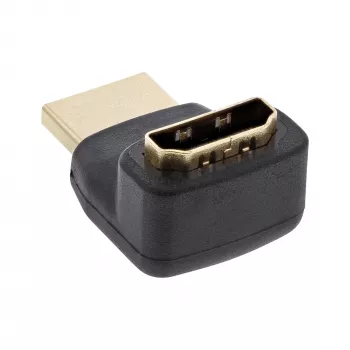 InLine HDMI-Adapter, Stecker/Buchse, nach oben abgewinkelt, vergoldete Kontakte, 4K2K