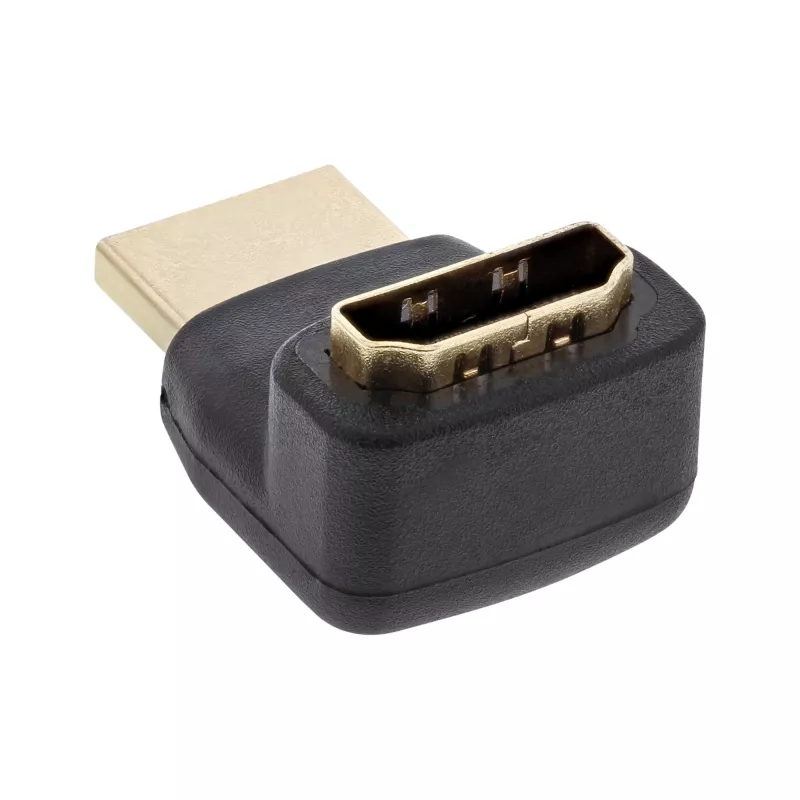 InLine HDMI-Adapter, Stecker/Buchse, nach oben abgewinkelt, vergoldete Kontakte, 4K2K