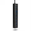 Axagon HUE-SA7BP 7x USB 3.0 ALU LADEHUB schwarz inkl. Netzteil