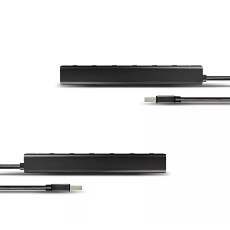 Axagon HUE-SA7BP 7x USB 3.0 ALU LADEHUB schwarz inkl. Netzteil