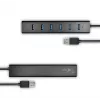 Axagon HUE-SA7BP 7x USB 3.0 ALU LADEHUB schwarz inkl. Netzteil