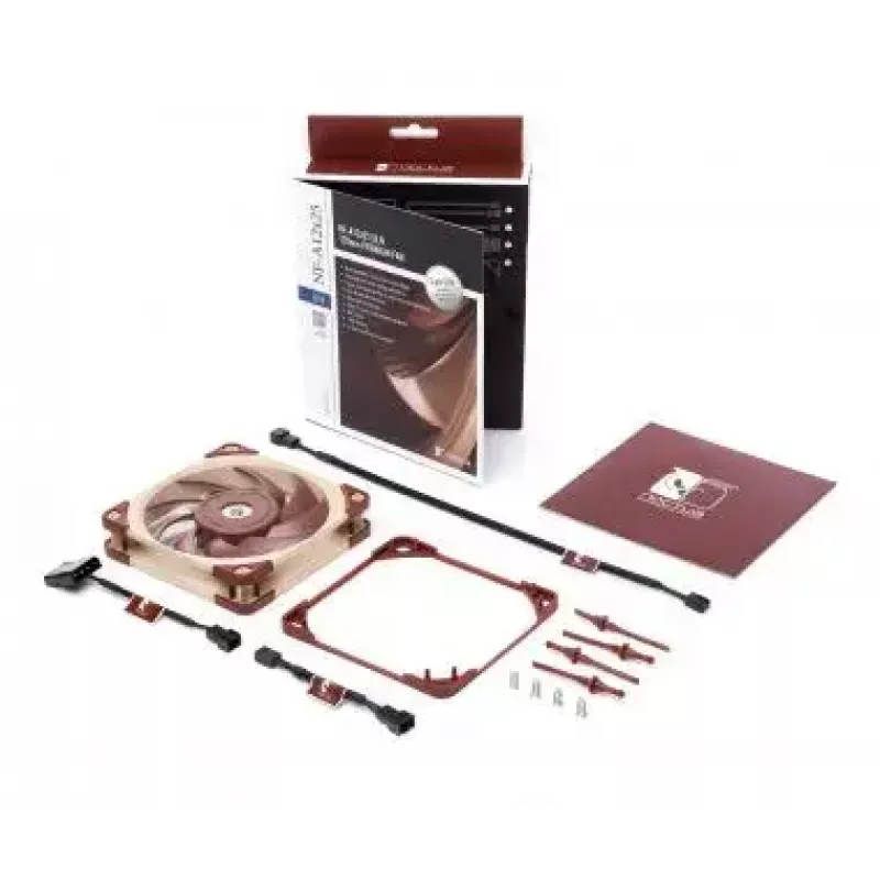 Noctua 120 mm Gehäuselüfter NF-A12x25 ULN, 12 V, 1200 U/min, 55,7 m³/h, 0,6 W, 12,1 dB, SSO-Lager