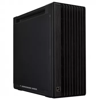 PC-Gehäuse ASUS ProArt PA602 Wood Edition Midi Tower Schwarz — EATX-Unterstützung, 45 cm GPU, 19 cm Netzteil/Kühler, 8 HDD-Schächte, USB-C