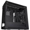 PC-Gehäuse ASUS ProArt PA602 Wood Edition Midi Tower Schwarz — EATX-Unterstützung, 45 cm GPU, 19 cm Netzteil/Kühler, 8 HDD-Schächte, USB-C