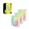 CORSAIR Icue Link Lx120 RGB 120mm Pwm Lüfter Starter Kit - Weiß
