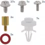 InLine IT / PC Multi-Schraubenset mit Abstandshaltern 48 Stk., Metall, Kunststoff