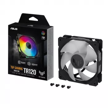 ASUS TUF Gaming TR120 ARGB Lüfter - Einzelpackung Computergehäuse 12 cm Schwarz