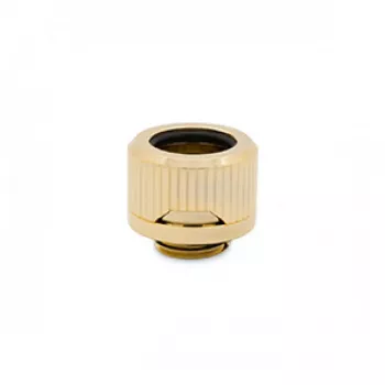Fitting EK Water Blocks Messing Gold 15 mm Höhe 2,2 cm Durchmesser