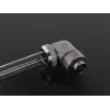 Flüssigkeitskühlungs-Anschlussstück BitsPower BP-E90RML — 90°-Drehgelenk aus Messing, 1/4-Zoll-Gewinde, silber