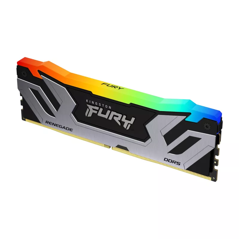 Kingston Technology FURY 48GB 8400MT/s DDR5 CL40 CUDIMM (Kit of 2) Renegade RGB Silver XMP