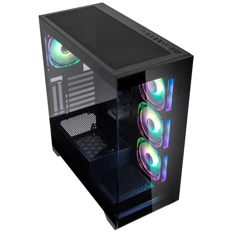 PC-Gehäuse Kolink Unity Peak ARGB Midi Tower Schwarz
