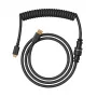 Glorious Gaming Glorious GMMK Spiral-Kabel Phantom Schwarz, Schwarz, 1,4 m, 1 Stk., Glorious Gaming, USB Type-A, USB Type-C, Aviator