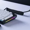 Glorious Gaming Glorious GMMK Spiral-Kabel Phantom Schwarz, Schwarz, 1,4 m, 1 Stk., Glorious Gaming, USB Type-A, USB Type-C, Aviator