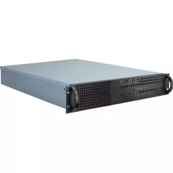 Servergehäuse Inter-Tech 2U-2129N Rack Schwarz, Silber