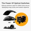 Gaming-Maus Glorious Glorious Series 2 PRO 4K/8K Hz Wireless Maus – Weiß