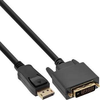 InLine DisplayPort auf DVI Konverterkabel, schwarz, 2 m
