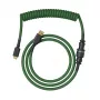 Glorious Gaming Glorious GMMK Spiral-Kabel Forest Rain, Grün, 1,4 m, 1 Stk., Glorious Gaming, USB Typ-A, USB Typ-C, Aviator