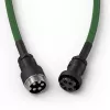 Glorious Gaming Glorious GMMK Spiral-Kabel Forest Rain, Grün, 1,4 m, 1 Stk., Glorious Gaming, USB Typ-A, USB Typ-C, Aviator