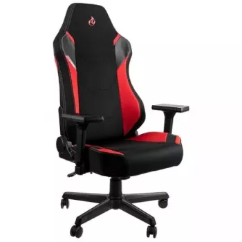 Gepolsterter Sitz Nitro Concepts X1000 Schwarz Red Höhe 119-128,6 cm
