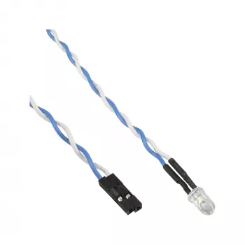 InLine Mainboard Power / HDD LED, blau, 5 mm, 0,8 m