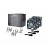 Lüfter Phanteks PH-F120T30 120 mm Computergehäuse-Lüfter Grau 3 Stück