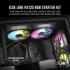 Lüfter Corsair iCUE LINK RX120 RGB 12 cm 400-2100 U/min Magnetlager