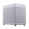 PC-Gehäuse ASUS AP201 PRIME CASE TG WEISS Mini Tower — micro ATX, gehärtetes Glas, 3×3,5-Zoll-Schächte, 1×2,5 Zoll, USB-A×2, USB-C×1