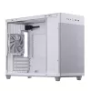 PC-Gehäuse ASUS AP201 PRIME CASE TG WEISS Mini Tower — micro ATX, gehärtetes Glas, 3×3,5-Zoll-Schächte, 1×2,5 Zoll, USB-A×2, USB-C×1