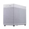 PC-Gehäuse ASUS AP201 PRIME CASE TG WEISS Mini Tower — micro ATX, gehärtetes Glas, 3×3,5-Zoll-Schächte, 1×2,5 Zoll, USB-A×2, USB-C×1