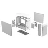 PC-Gehäuse ASUS AP201 PRIME CASE TG WEISS Mini Tower — micro ATX, gehärtetes Glas, 3×3,5-Zoll-Schächte, 1×2,5 Zoll, USB-A×2, USB-C×1