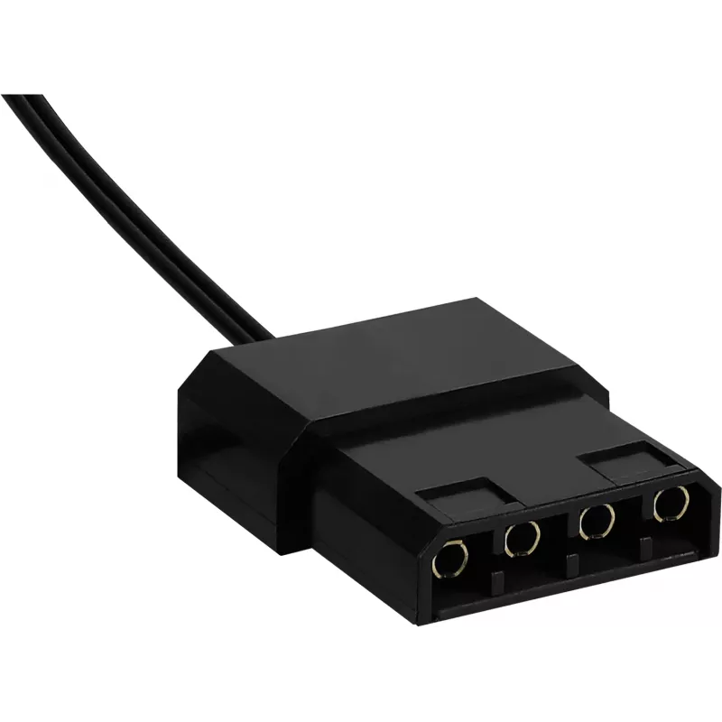 AEROCOOL 120 mm PC-Gehäuselüfter SPECTRO12 RGB, 12 V, 1000 U/min, 3,6 W, Molex, Antivibration, Gleitlager, Schwarz